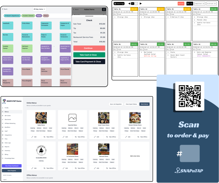 SNAPnTAP POS Screenshots